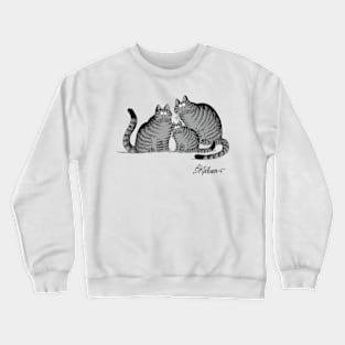 B kliban cat family Crewneck Sweatshirt